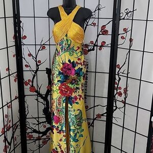 Tony Bowls Paris Cross Bodice Gown